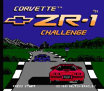 Corvette ZR-1 Challenge (Europe) screen shot title